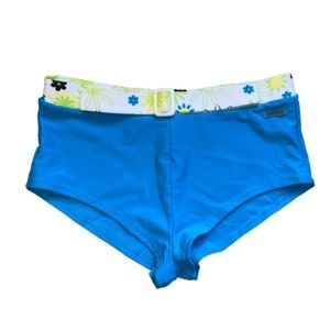 RASIKI Women's Swim Shorts Bottoms Turquoise Blue